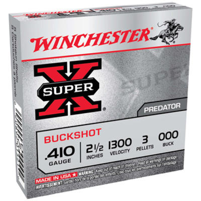 Winchester Shotshells Super-X Buckshot .410 Gauge