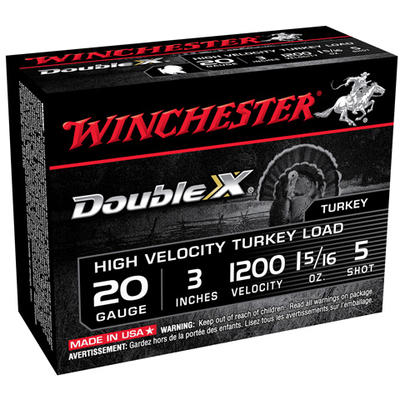 Winchester Shotshells Double-X Turkey 20 Gauge 3in
