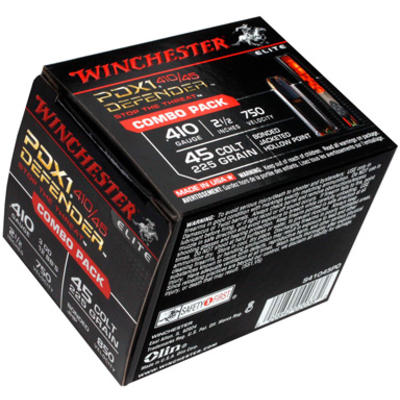 Winchester Shotshells PDX1 410/45 LC 2.5in 12/BB 3