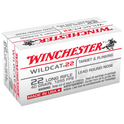 Winchester Rimfire Ammo Wildcat .22 Long Rifle (LR