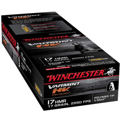 Winchester Rimfire Ammo Supreme .17 HMR 17 Grain V