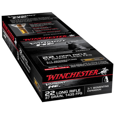Winchester Rimfire Ammo .22 Long Rifle (LR) Varmin Winchester Rimfire Ammo .22 Long Rifle (LR) Varmin