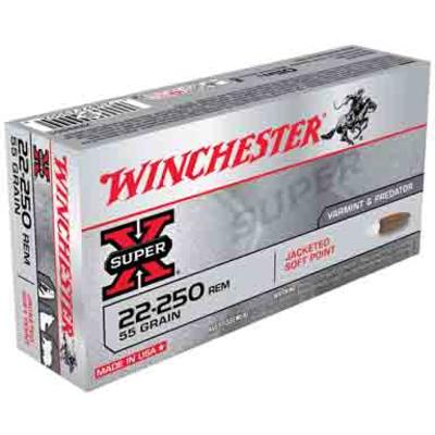 Winchester Ammo Super-X 22-250 Remington 55 Grain