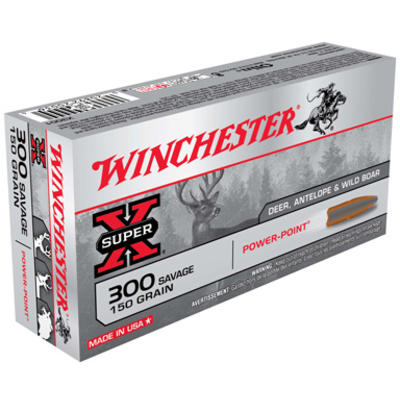 Winchester Ammo Super-X 300 Savage 150 Grain Power