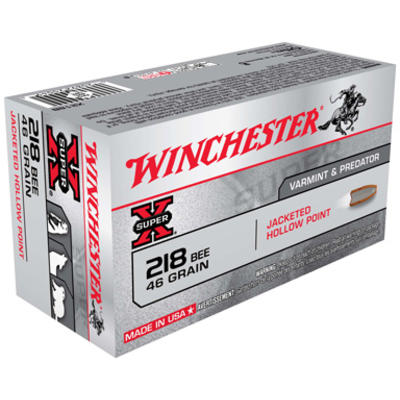 Winchester Ammo Super-X 218 Winchester Bee 46 Grai