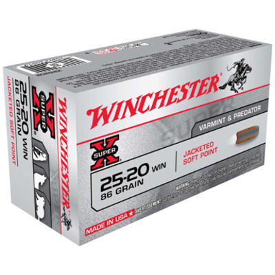 Winchester Ammo Super-X 25-20 Winchester 86 Grain