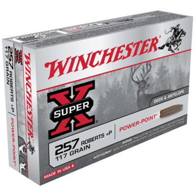 Winchester Ammo Super-X 257 Roberts 117 Grain Powe