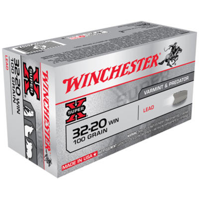 Winchester Ammo Super-X 32-20 Winchester 100 Grain