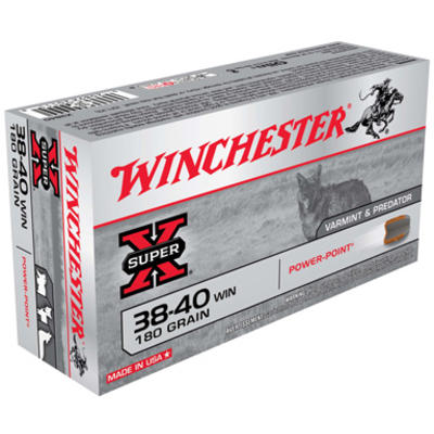 Winchester Ammo Super-X 38-40 Winchester SP 180 Gr