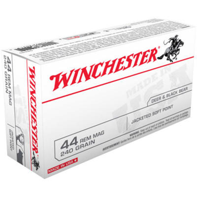 Winchester Ammo Best Value 44 Magnum 240 Grain JSP