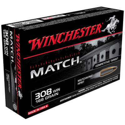 Winchester Ammo Supreme 308 Winchester 168 Grain S