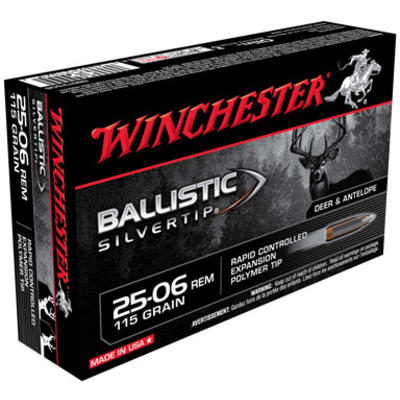 Winchester Ammo Supreme 25-06 Remington 115 Grain