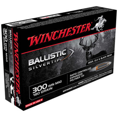 Winchester Ammo Supreme 300 Win Mag 180 Grain Silv Winchester Ammo Supreme 300 Win Mag 180 Grain Silv