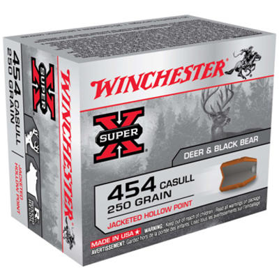 Winchester Ammo Super-X 454 Casull 250 Grain JHP 2