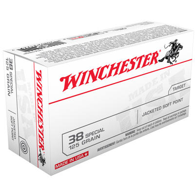 Winchester Ammo Best Value 38 Special 125 Grain JS