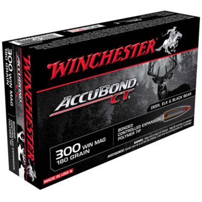Winchester Ammo Supreme 300 Win Mag 180 Grain Accu