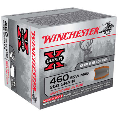 Winchester Ammo Super-X 460 S&W Magnum 250 Gra