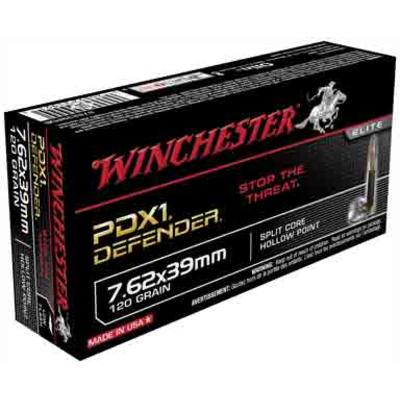 Winchester Ammo Supreme AK-47 7.62x39mm PDX 120 Gr