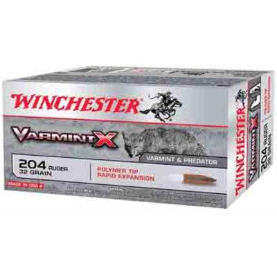 Winchester Ammo Super-X 204 Ruger Varmint 32 Grain