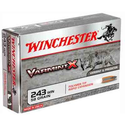 Winchester Ammo Super-X 243 Winchester 58 Grain Va