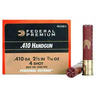 Federal Shotshells Defense .410 Gauge 2.5in .50oz