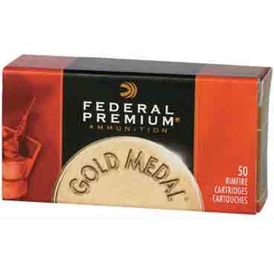 Federal Rimfire Ammo Gold Medal HV Match .22 Long