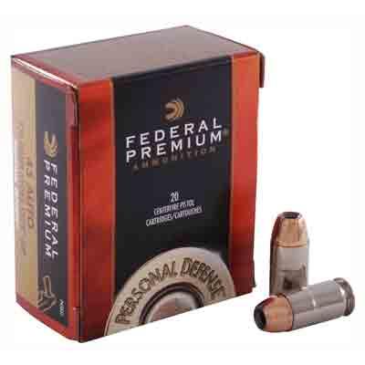 Federal Ammo 45 ACP Hydra-Shok JHP 230 Grain 20 Ro