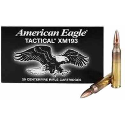 Federal Ammo XM193 5.56x45mm (5.56 NATO) Boat Tail