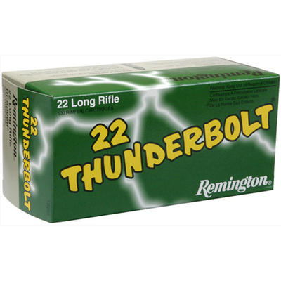 Remington Rimfire Ammo Thunderbolt .22 Long Rifle