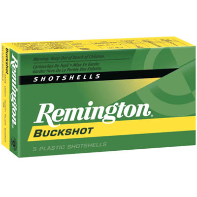 Remington Shotshells 12 Gauge #4-Shot Buck 5 Round