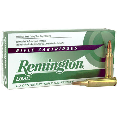 Remington Ammo UMC 22-250 Remington 50 Grain JHP 2