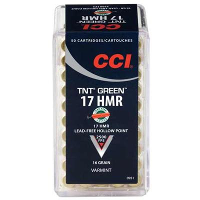 CCI Rimfire Ammo .17 HMR Lead-Free HP 16 Grain 50
