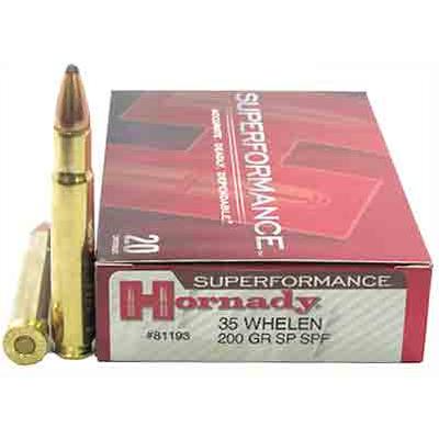 Hornady Ammo Superformance 35 Whelen 200 Grain SP