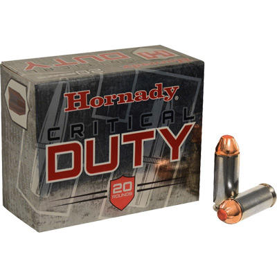 Hornady Ammo Critical Duty 10mm 175 Grain 20 Round Hornady Ammo Critical Duty 10mm 175 Grain 20 Round