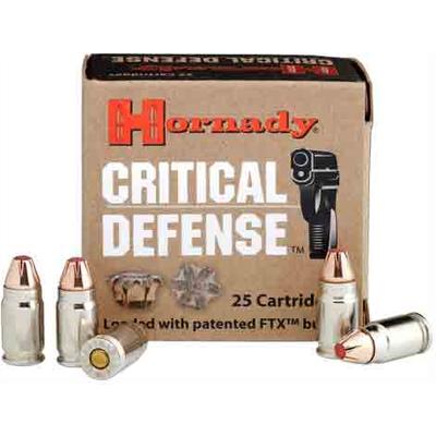Hornady Ammo Critical Defense 40 S&W 165 Grain