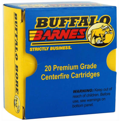 Buffalo Bore Ammo 9mm+P Makarov Hard Cast Flat Nos