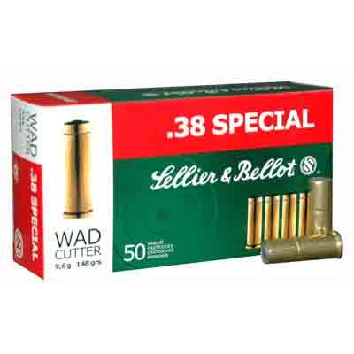 Sellier & Bellot Ammo 38 Special Wad Cutter 14