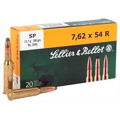Sellier & Bellot Ammo 7.62x54mm Russian SP 180