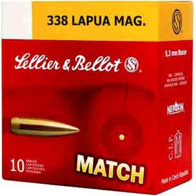 Sellier & Bellot Ammo 338 Lapua Magnum 250 Gra