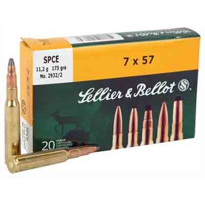 Sellier & Bellot Ammo 7x57mm Mauser SPCE 173 G