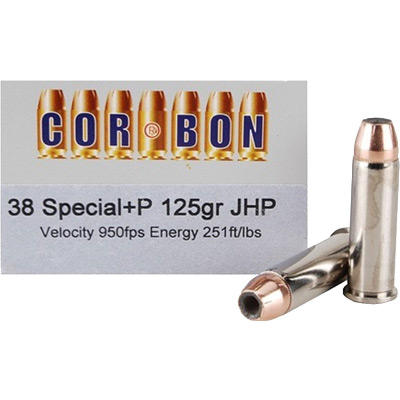 CorBon Ammo Self Defense 38 Special JHP 125 Grain