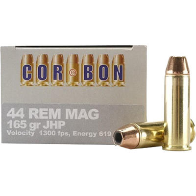 CorBon Ammo Self Defense 44 Magnum JHP 165 Grain 2