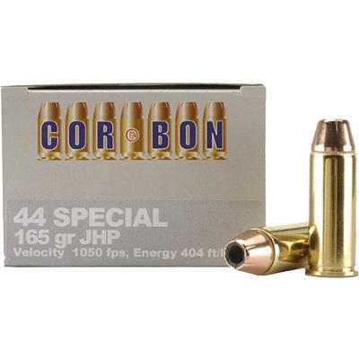 CorBon Ammo Self Defense 44 Special JHP 165 Grain