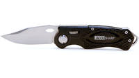 AccuSharp Model Folding Sport Knife Belt Clip Blac