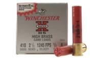 Winchester Shotshells Super-X 410 Gauge 2.5in 1/2o