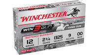 Winchester 3-Gun 12 Gauge 2 .75 in 9 Pellets #00 5
