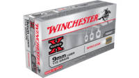Winchester Super-X Winclean 9mm 115 Grain 50 Round