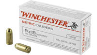 Winchester Ammunition Metric 9MM Makarov 95 Grain