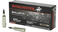 Winchester Ammo Supreme 270 WSM 130 Grain Silverti