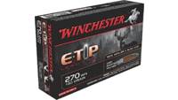 Winchester Ammo Supreme 270 Win E-Tip Lead-Free 13